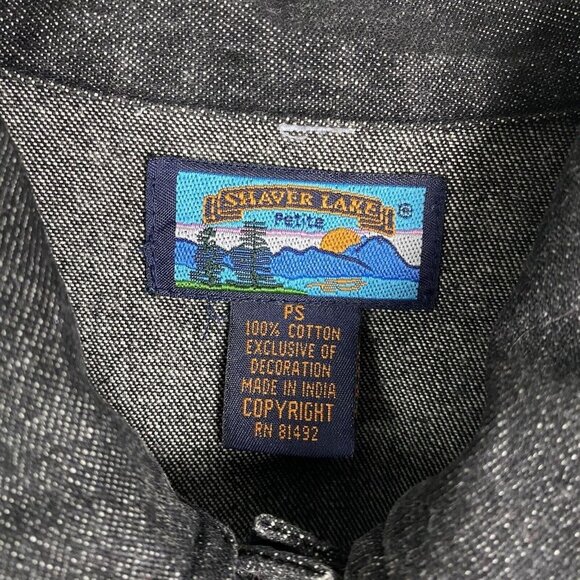 Shaver Lake Floral Embroidered Denim Jacket - Picture 3 of 12